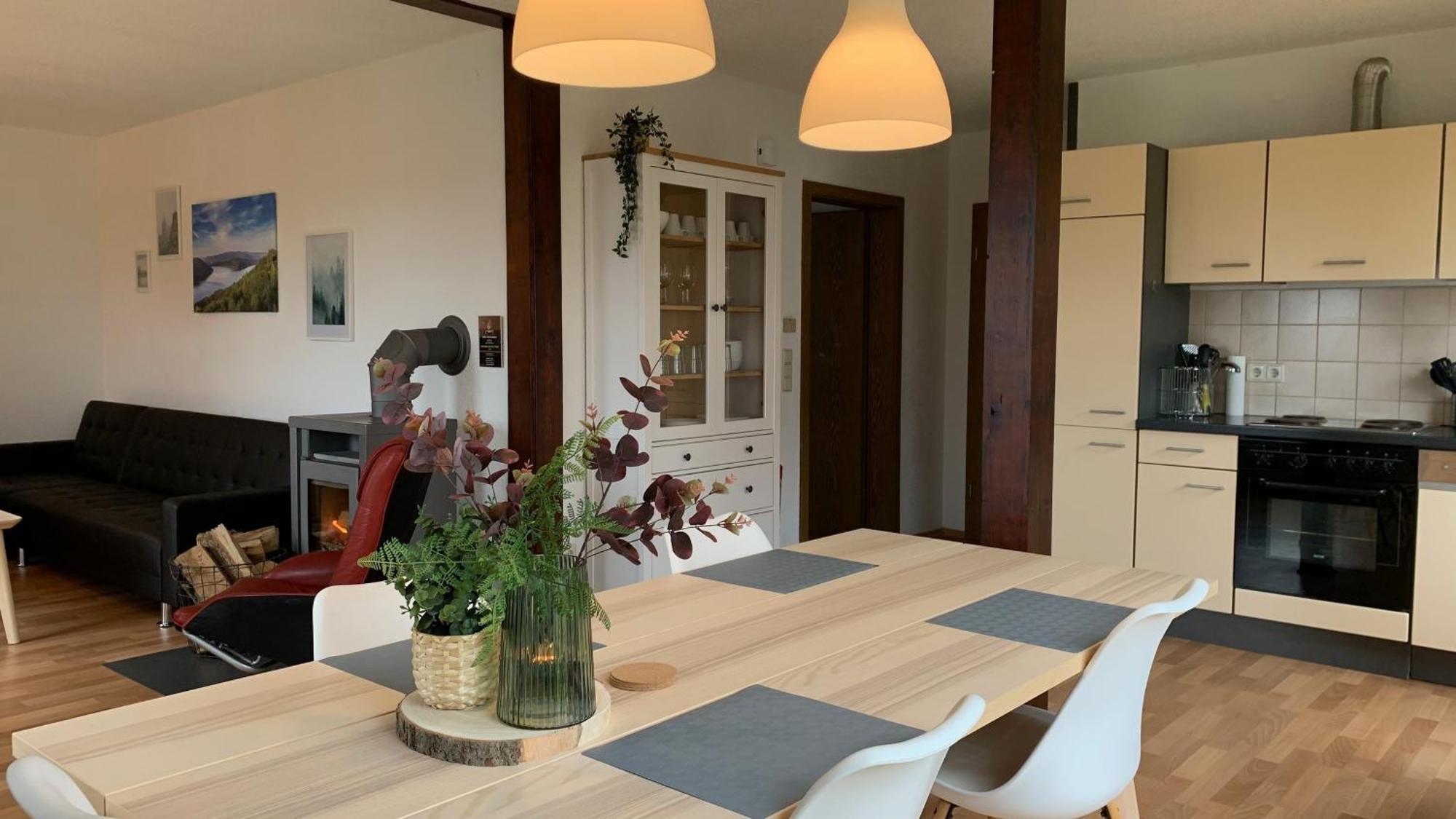 Ferienwohnung Mimo direkt am Waldrand Frankenau Exterior foto
